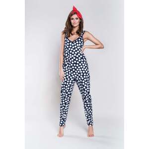 Mirabella women's jumpsuit with wide straps, long trousers - print