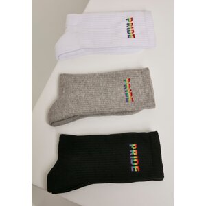 Pride Socks 3-Pack wht/gry/blk
