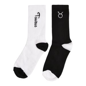 Zodiac Socks 2-Pack Black/White Taurus