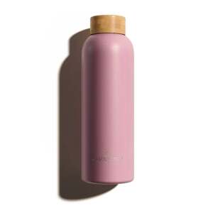 Waterdrop Bottle stainless steel pastel pink matt 600 ml