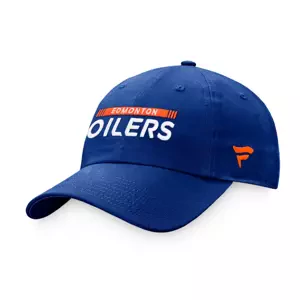 Fanatics Authentic Pro Game & Train Unstr Adjustable Edmonton Oilers Men's Cap