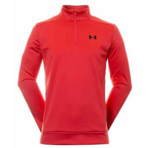 Men's Under Armour UA Armour Fleece 1/4 Zip-RED M Sweatshirt