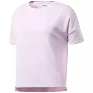 Women's T-shirt Reebok Performance pink, M