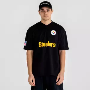 Men's T-Shirt New Era Wordmark Oversized NFL Pittsburgh Steelers, S