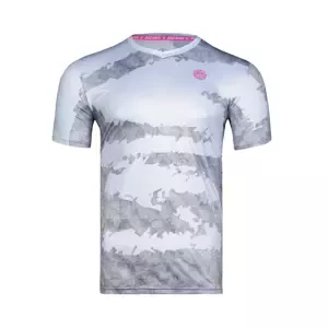 Men's T-shirt BIDI BADU Kovu Tech Tee White/Grey XL