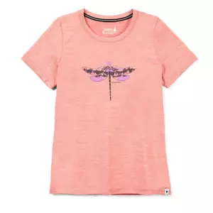 Women's T-Shirt Smartwool Merino Sport 150 Dragonfly Summit Short Sleeve Light Mahogany