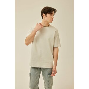 DEFACTO Comfort Fit Crew Neck Printed T-Shirt