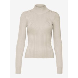 Women's cream sweater VERO MODA Sally - Women