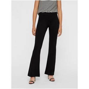 Black women's flared fit pants Vero Moda Kamma - Women