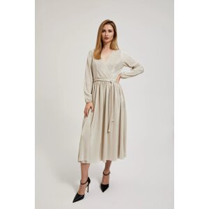 Women's dress MOODO - beige