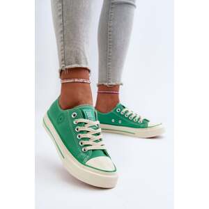 Women's Low-Top Sneakers Big Star Green