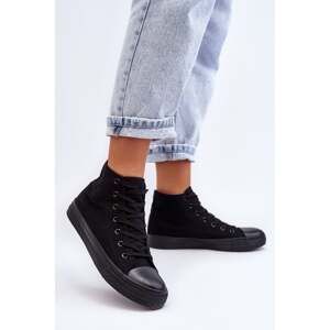 Women's sneakers black Socerio