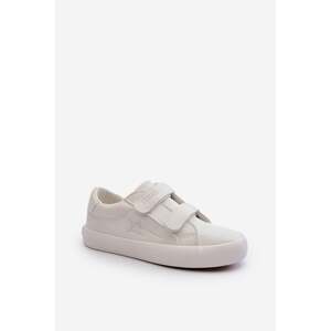 Children's Velcro Sneakers Big Star White