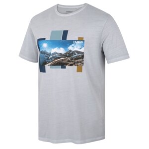 Men's cotton T-shirt HUSKY Tee Skyline M light grey