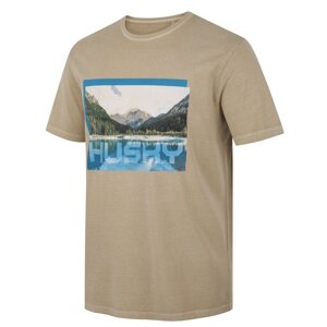 Men's cotton T-shirt HUSKY Tee Lake M beige