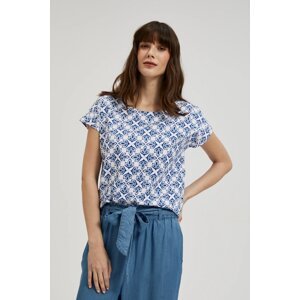 Women's blouse MOODO - white/blue