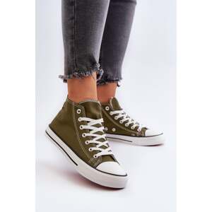 Women's sneakers dark green Socerio