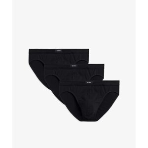 Classic men's briefs ATLANTIC 3Pack - black