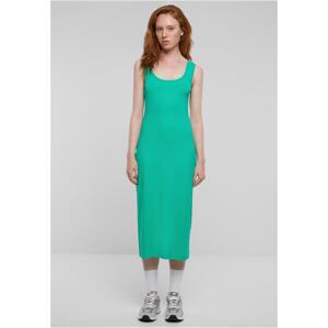 Women's Long Rib Dress - Green