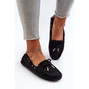 Women's eco suede loafers Black Anemilda