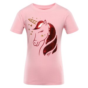 Children's T-shirt nax NAX LORETO candy pink