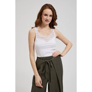 Women's top MOODO - white