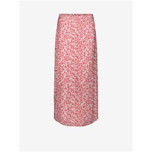 Women's white-red maxi skirt Vero Moda Menny - Women