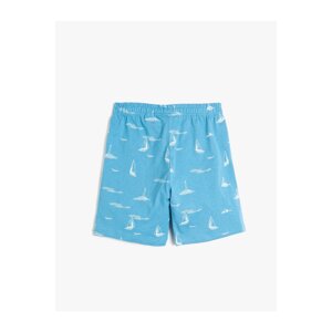 Koton Shorts Tie Waist Cotton Printed