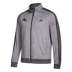 adidas Track Jacket NHL San Jose Sharks, S Men's Track Jacket