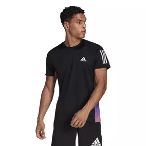 Men's t-shirt adidas Own The Run Colorblock Black