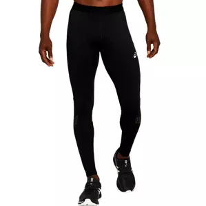 Men's Leggings Asics Lite Show Winter Tight Black/Green, S