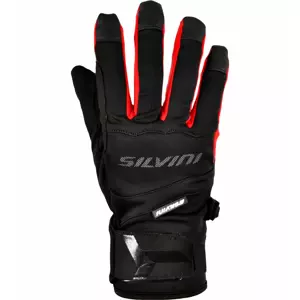 Cycling gloves Silvini Fusaro black-red, XL