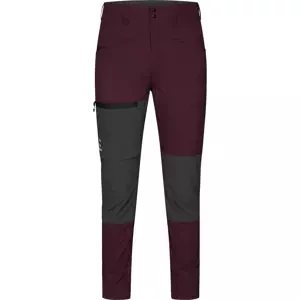 Women's trousers Haglöfs Lite Slim Dark Red/Grey