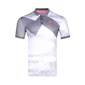Men's T-shirt BIDI BADU Idir Tech Polo White/Grey M