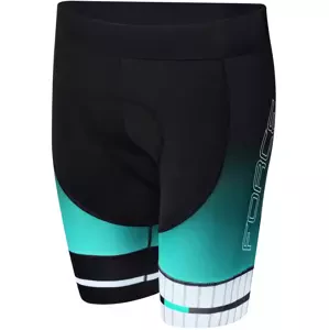 Force Dash Lady Women's Cycling Shorts with Chamois - Turquoise, XS