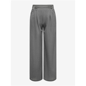 Grey women's wide trousers JDY Birdie - Women