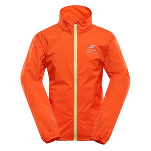 Children's ultralight jacket with dwr finish ALPINE PRO SPINO spicy orange