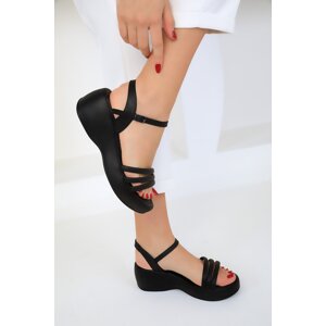 Soho Black Women's Sandals 18950