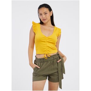 Yellow Women's Short T-Shirt Pieces Tegan - Women