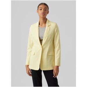 Light yellow women's blazer VERO MODA Zelda - Women