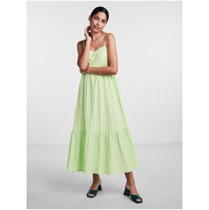 Light Green Women's Maxi Dress Pieces Louise - Women's