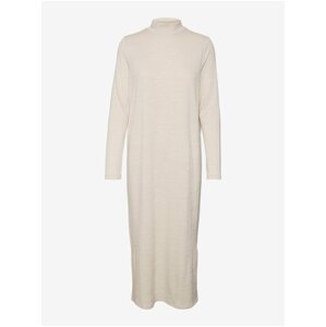 Beige women's sweater dress VERO MODA Katie - Women