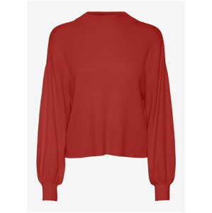 Red women's sweater VERO MODA Nancy - Women