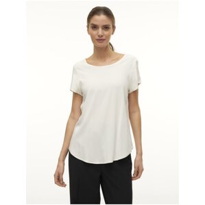 Cream women's blouse Vero Moda Bella - Women