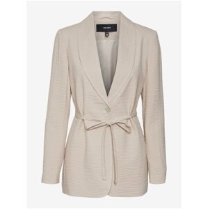 Beige women's blazer Vero Moda Gimana - Women