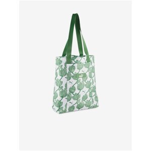 White and Green Puma Core Pop Shopper Women's Patterned Bag - Women's