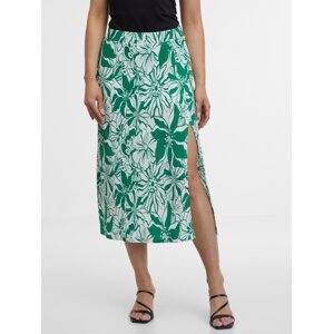Orsay Green Women's Patterned Skirt - Women's