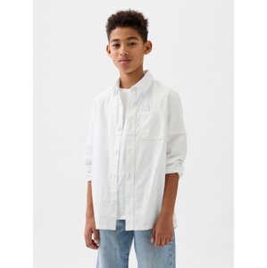 GAP Kids linen shirt oxford - Boys