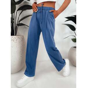 ASTERS women's wide trousers, navy blue Dstreet