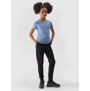 Girls' 4F jogger sweatpants - black